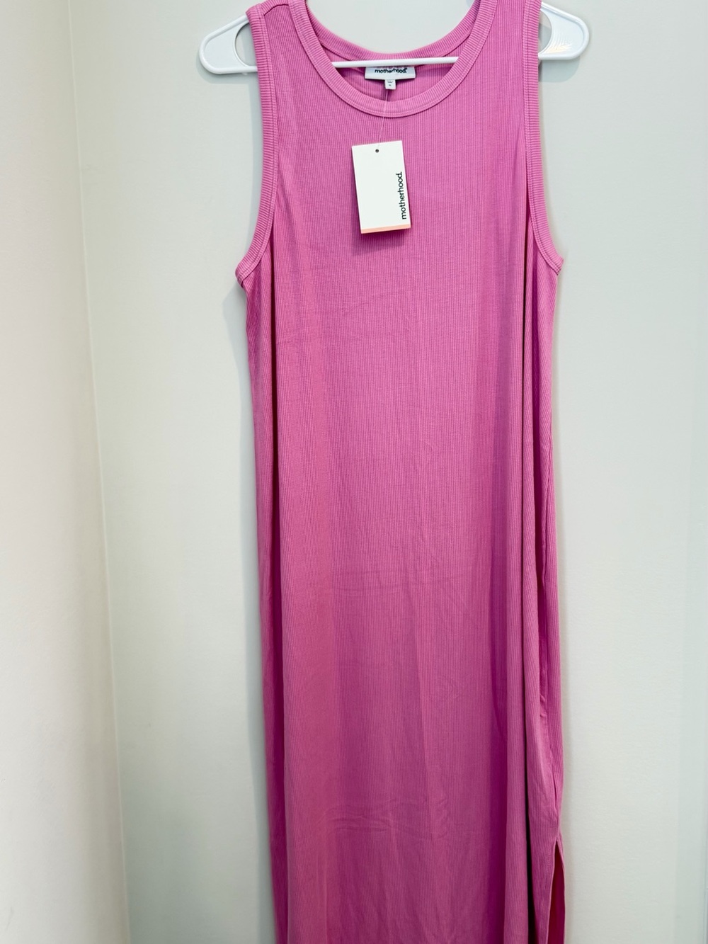 Motherhood Pink Sleeveless Tank Dress